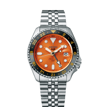 SEIKO 5 SPORTS ‘MIKAN ORANGE’ GMT SKX RE-INTERPRETATION - SSK005K1 - Kamal Watch Company