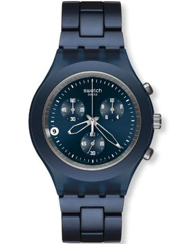 SWATCH FULL-BLOODED FULL-BLOODED SMOKY BLUE SVCN4004AG - Kamal Watch Company