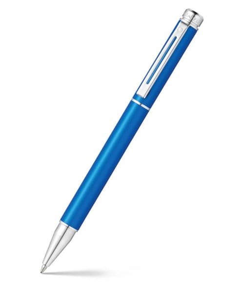 Sheaffer Matte Metallic Blue Chrome Trim Ballpoint 9155 BP