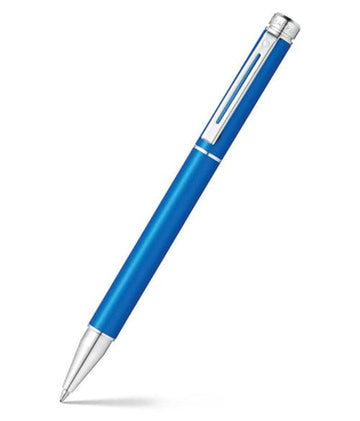 Sheaffer Matte Metallic Blue Chrome Trim Ballpoint 9155 BP - Kamal Watch Company