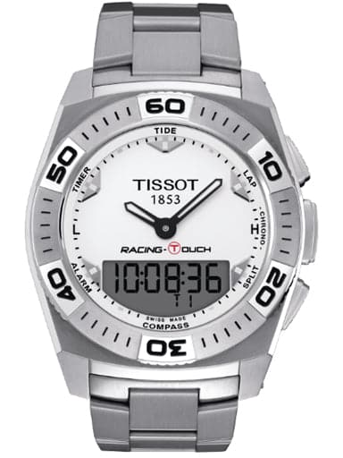 Tissot Racing T-Touch White Dial Men's Watch - Kamal Watch Company