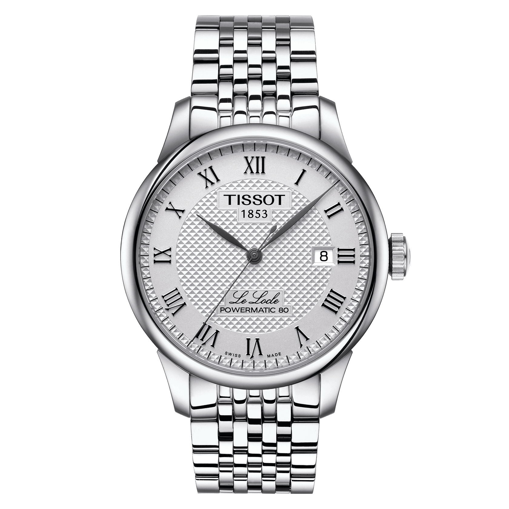 Tissot Le Locle Powermatic 80 Automatic Silver Dial Men'S Watch