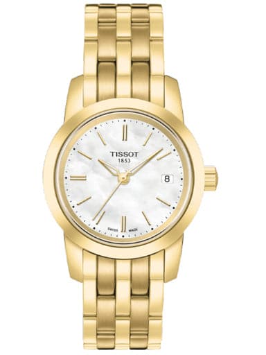 Tissot T-Classic White Mother Of Pearl  Dial Women's Watch - Kamal Watch Company