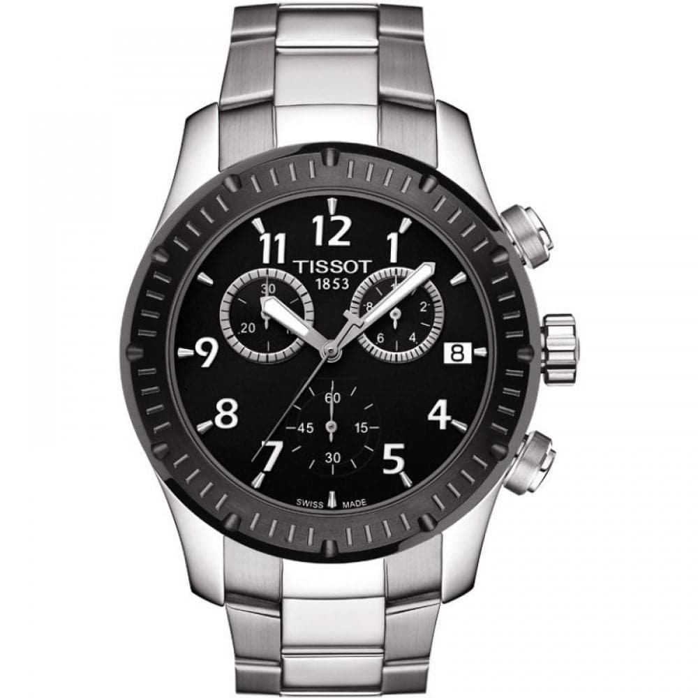 TISSOTV8 Chronograph Black Dial Men's Watch T039.417.21.057.00