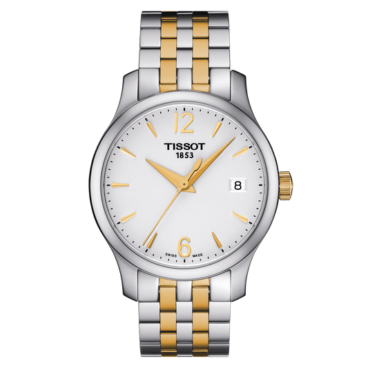 Tissot Women's Tradition Analog Display Quartz Two Tone Watch - Kamal Watch Company