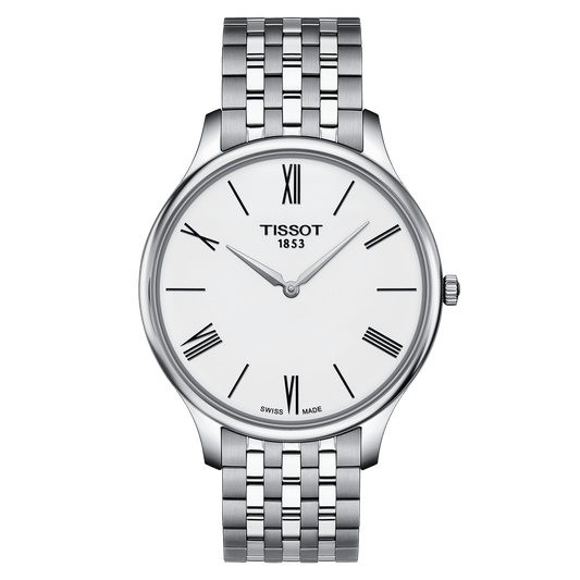 Tissot Tradition 5.5 White Dial Men's Watch - Kamal Watch Company