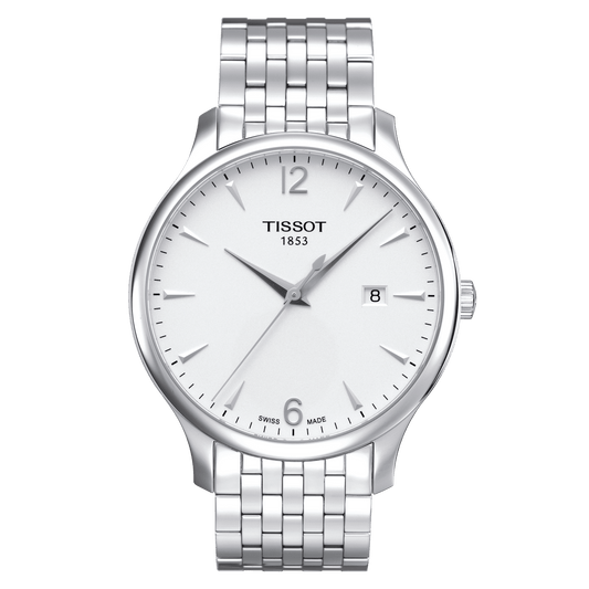 Tissot Tradition Silver Dial Quartz Men's Watch - Kamal Watch Company