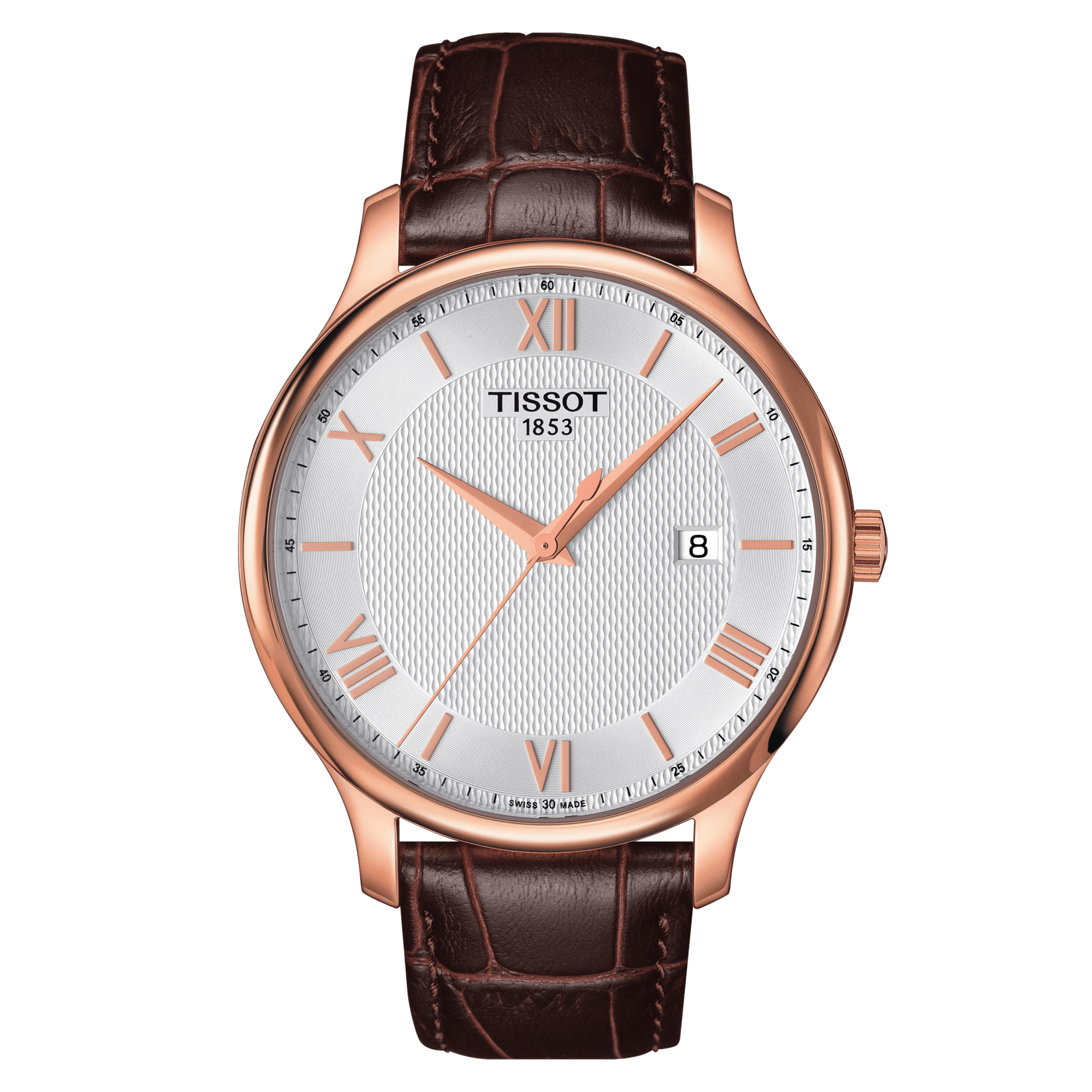 Tissot Tradition Quartz Silver Dial Watch For Men'S