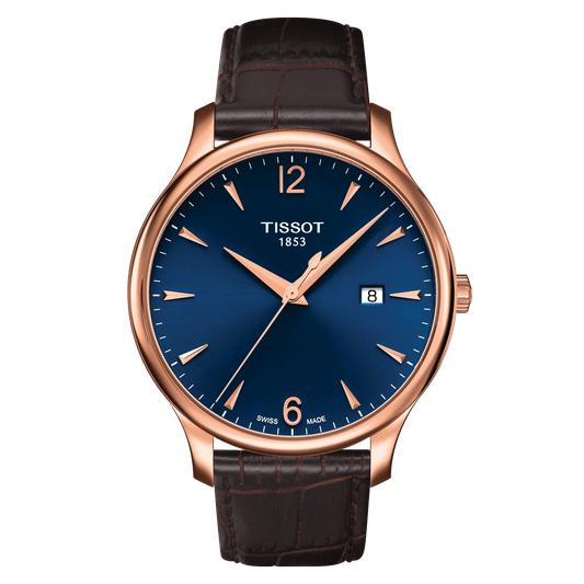 Tissot Tradition Quartz Blue Dial Men's Watch - Kamal Watch Company