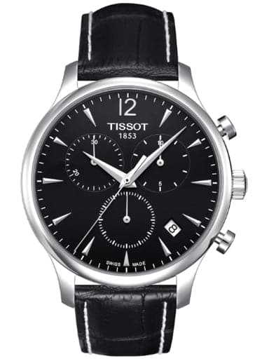 Tissot Tradition Chronograph Black Men's Watch - Kamal Watch Company