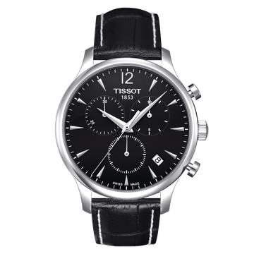 Tissot Tradition Chronograph Black Men's Watch - Kamal Watch Company