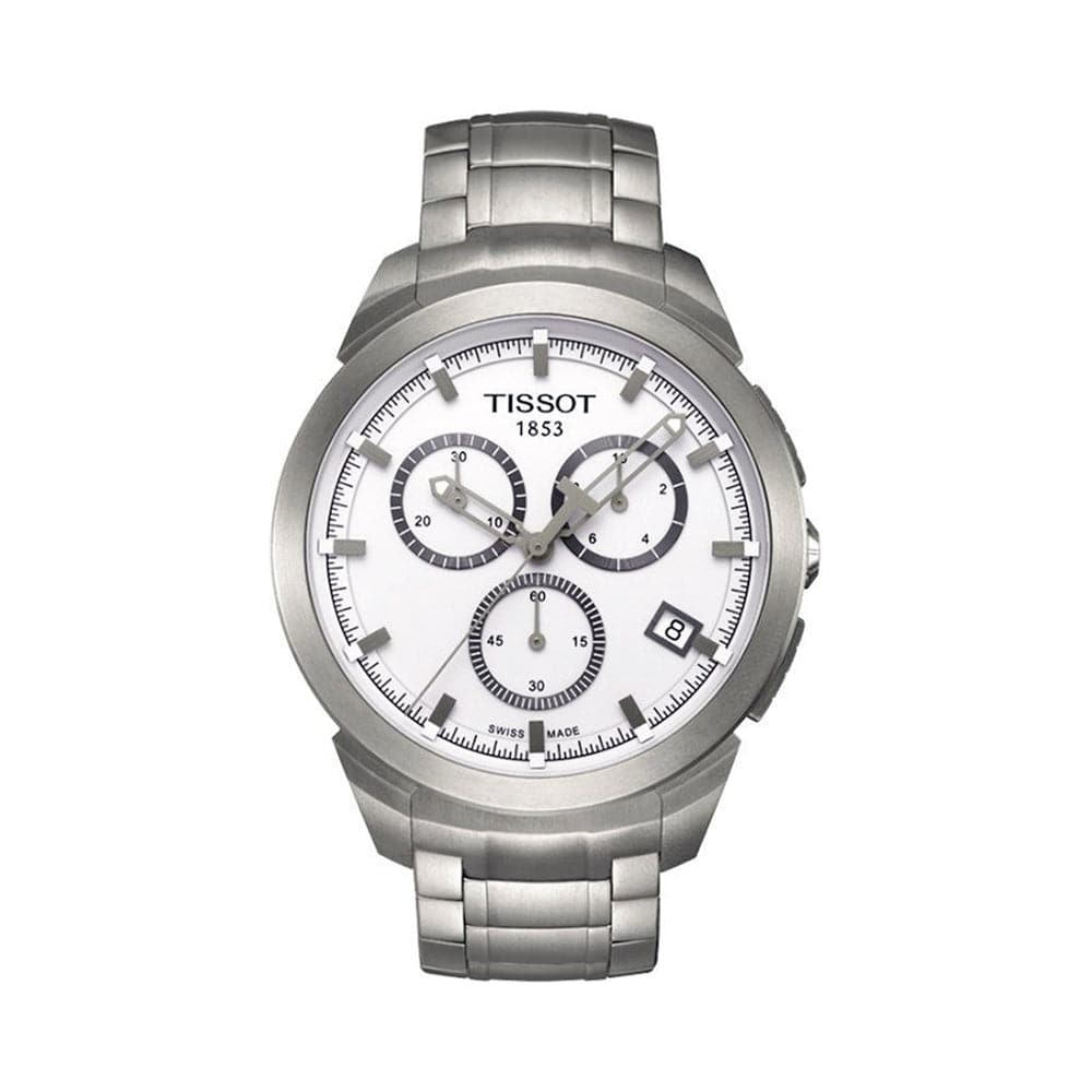 TISSOT Chronograph Silver Dial Titanium Men's Watch T069.417.44.031.00