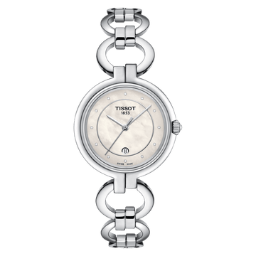 Tissot Flamingo White MOP Dial Women's Watch - Kamal Watch Company