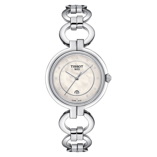 Tissot Flamingo White MOP Dial Women's Watch - Kamal Watch Company