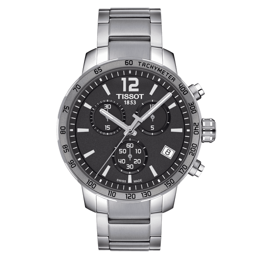 Tissot Quickster Chronograph Stainless Steel Men's Watch - Kamal Watch Company