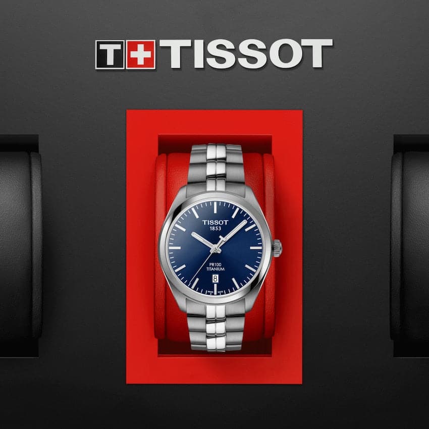 TISSOT PR 100 TITANIUM QUARTZ T101.410.44.041.00