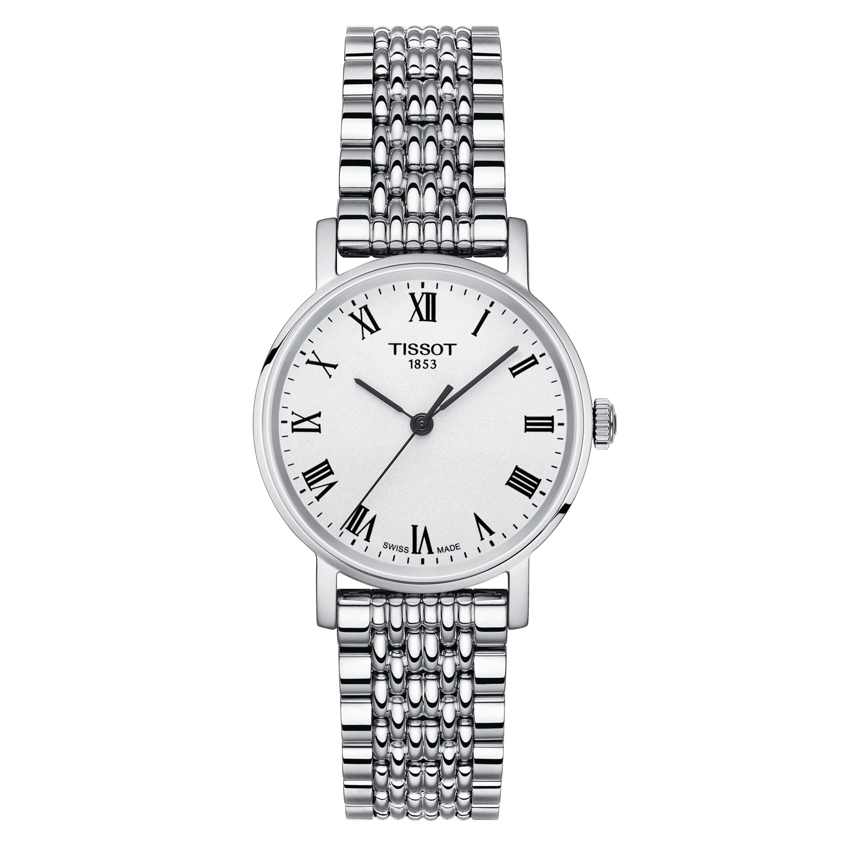 Tissot T-Classic Everytime Small Silver Dial Women's Watch - Kamal Watch Company