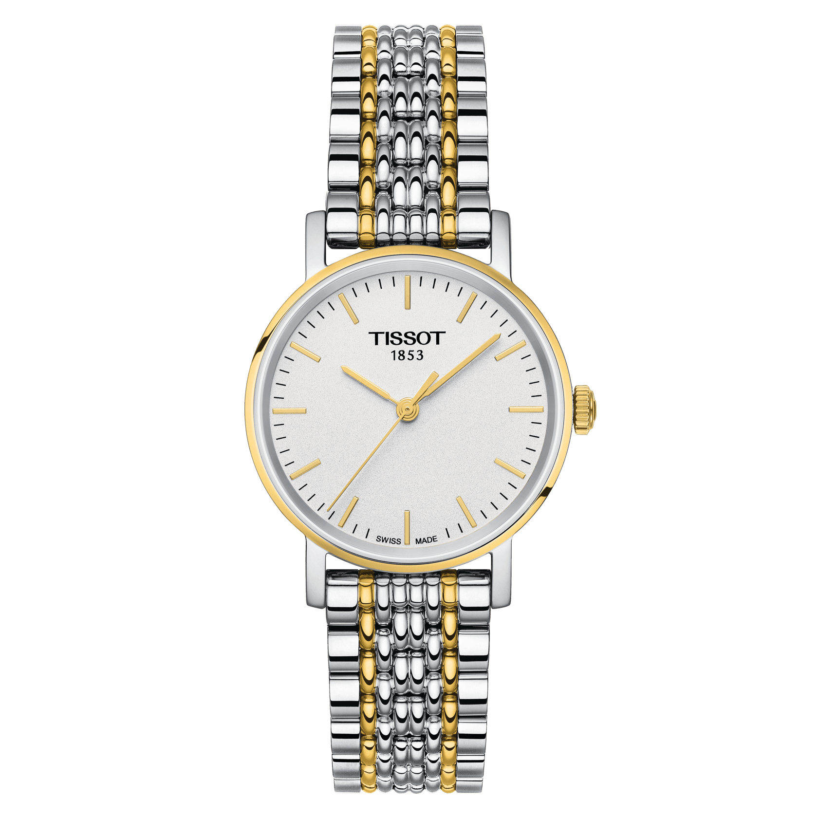 Tissot Everytime Small Quartz Silver Dial Stainless Steel Women's Watch - Kamal Watch Company