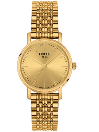 Tissot Everytime Small Quartz Champagne Dial Women's Watch - Kamal Watch Company