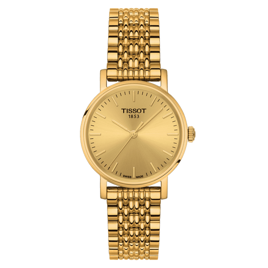 Tissot Everytime Small Quartz Champagne Dial Women's Watch - Kamal Watch Company