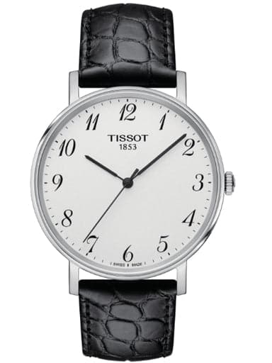 Tissot Everytime Medium Quartz Stainless Steel Silver Dial Watch For Men's - Kamal Watch Company