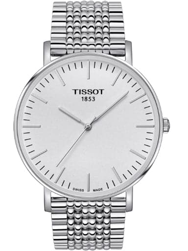 Tissot Everytime Large Silver Dial Men's Watch - Kamal Watch Company