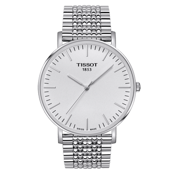 Tissot Everytime Large Silver Dial Men's Watch - Kamal Watch Company