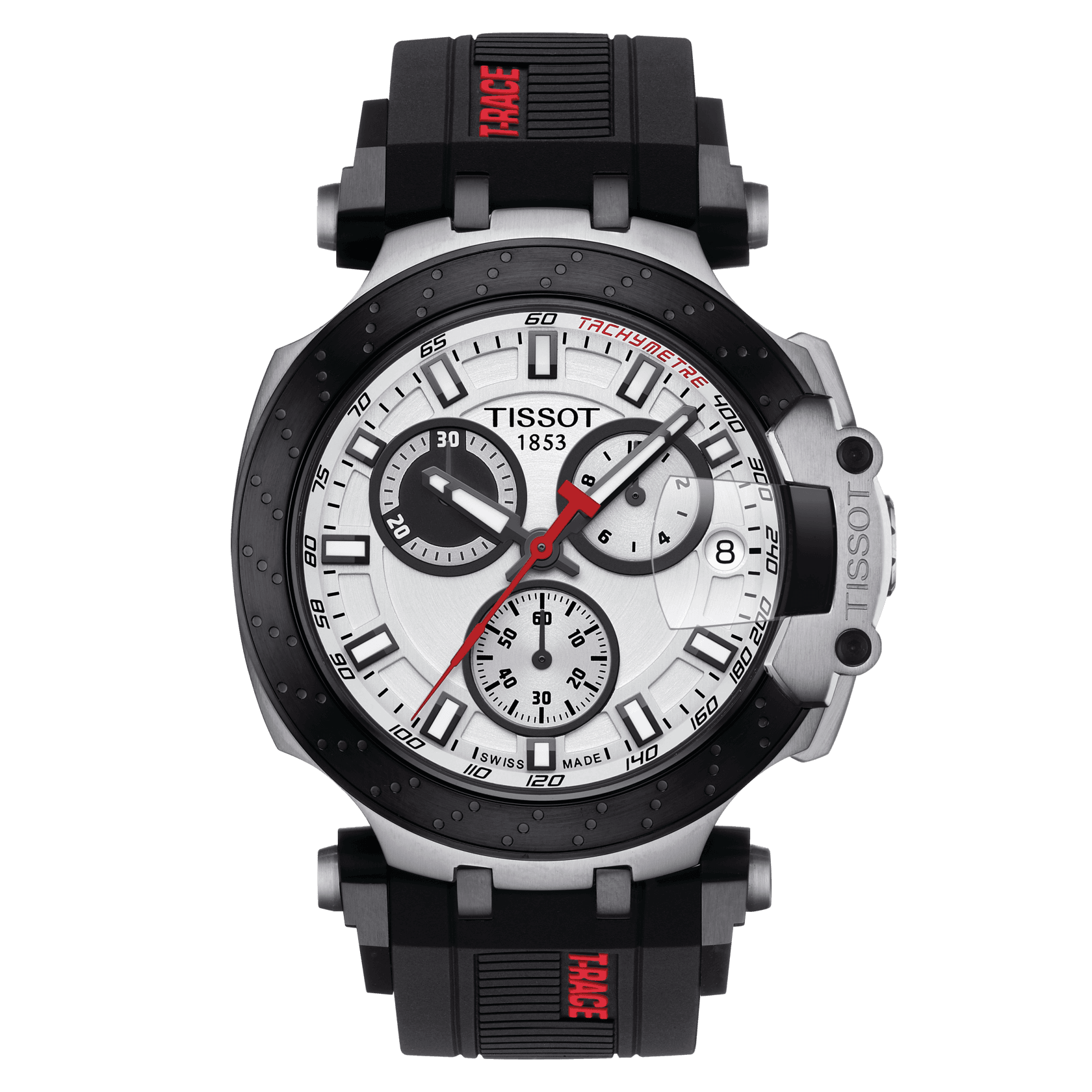 Tissot T-Race Chronograph White Dial Men'S Watch