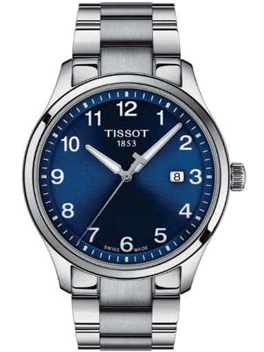 Tissot Gents XL Classic Blue Dial Stainless Watch - Kamal Watch Company