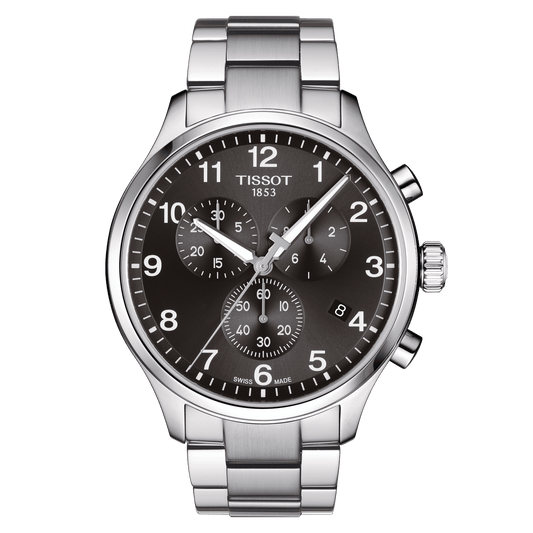 Tissot Chrono XL Classic Black Dial Men's Watch - Kamal Watch Company