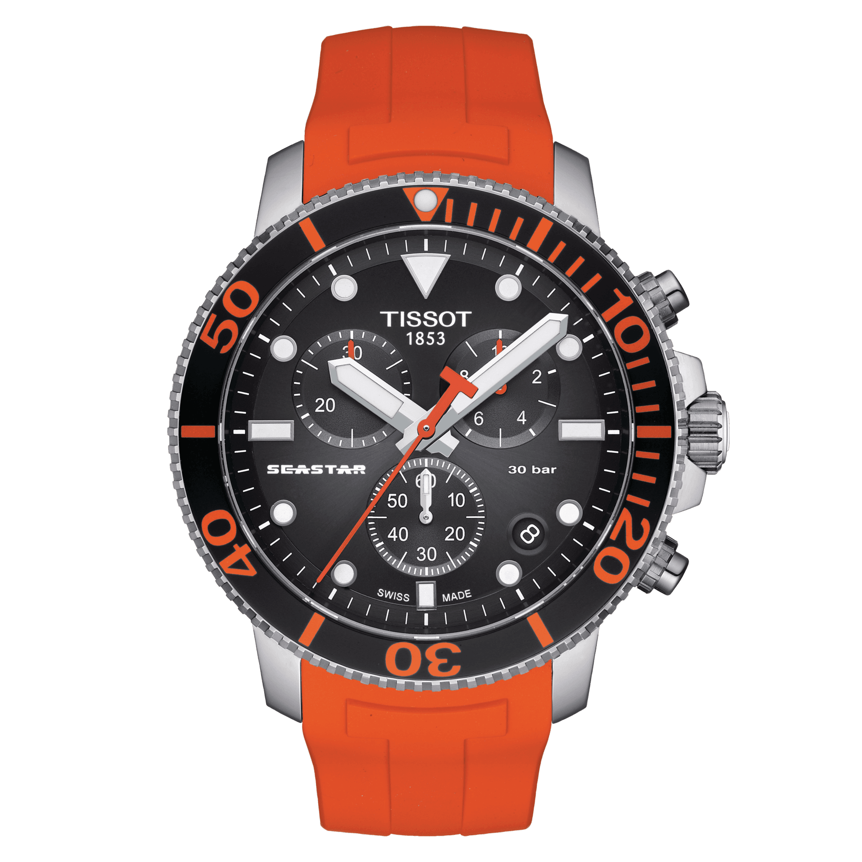 Tissot Seastar 1000 Chronograph Black Dial Men'S Watch