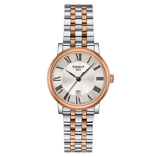 Tissot Carson Premium Stainless Steel Silver Dial Women's Watch - Kamal Watch Company