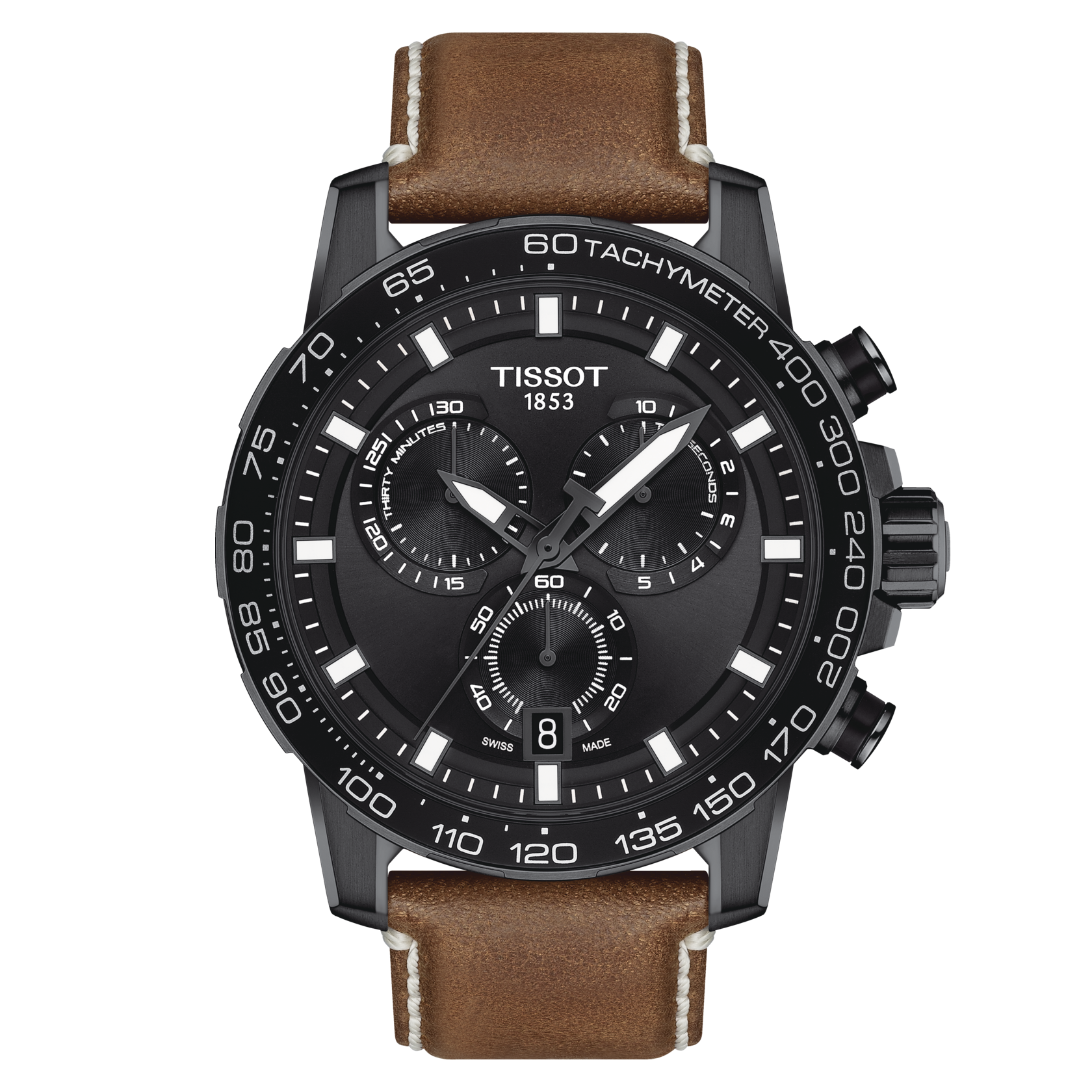 Tissot Supersport Chrono Quartz Black Dial Men'S Watch