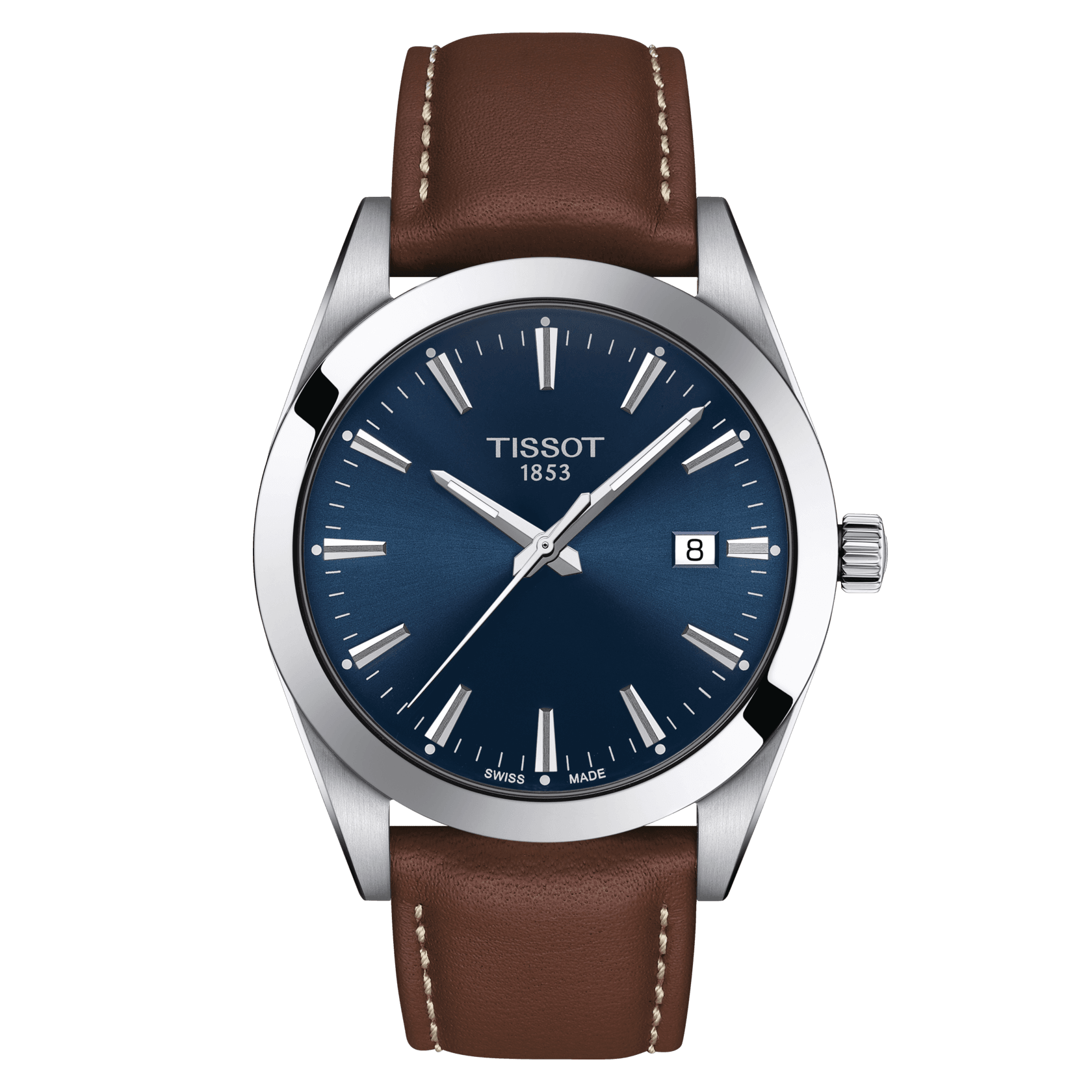 Tissot Gentleman Quartz Blue Dial Men'S Watch