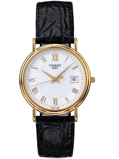 Tissot Women S Quartz Watch With Gold Carmel T71.3.434.13