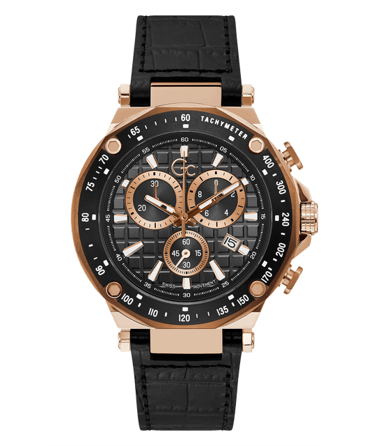 GC SPIRIT SPORT CHRONO LEATHER Y81004G2MF - Kamal Watch Company