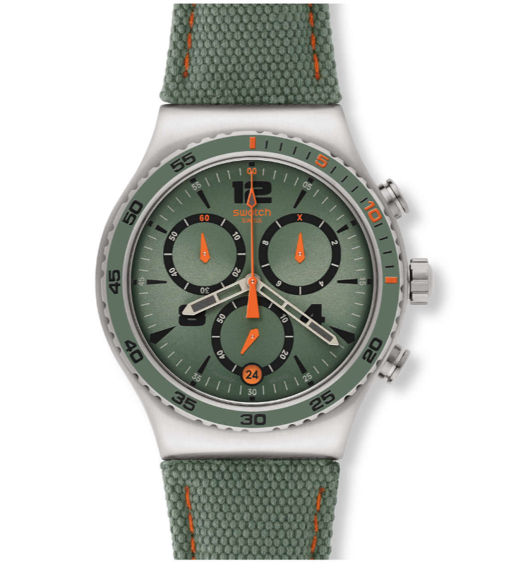 Swatch Analog Green Dial Men'S Watch