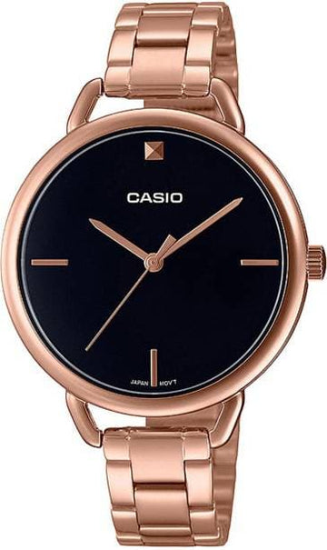 CASIO ENTICER LADIES Rose Gold Analog - Women's Watch A1813 - Kamal Watch Company