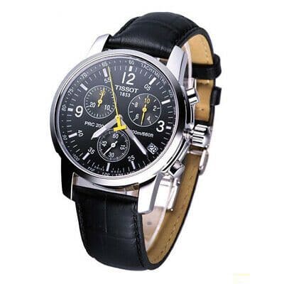 Tissot prc 200 on sale leather