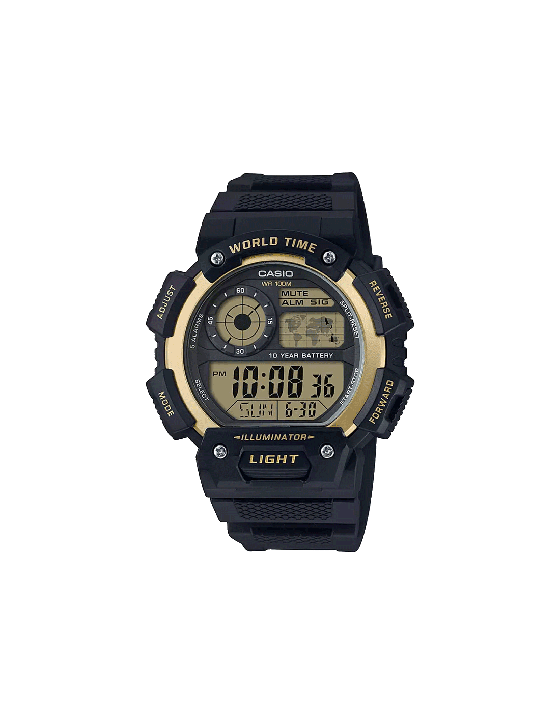 YOUTH AE-1400WH-9AVDF - D151 Black Digital - Men's Watch - Kamal Watch Company