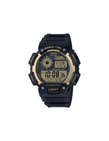 YOUTH AE-1400WH-9AVDF - D151 Black Digital - Men's Watch - Kamal Watch Company