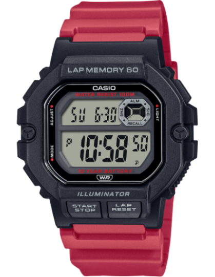 YOUTH WS-1400H-4AVDF - D272 Red Youth - Digital Watch - Kamal Watch Company