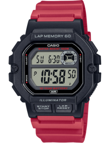 YOUTH WS-1400H-4AVDF - D272 Red Youth - Digital Watch - Kamal Watch Company