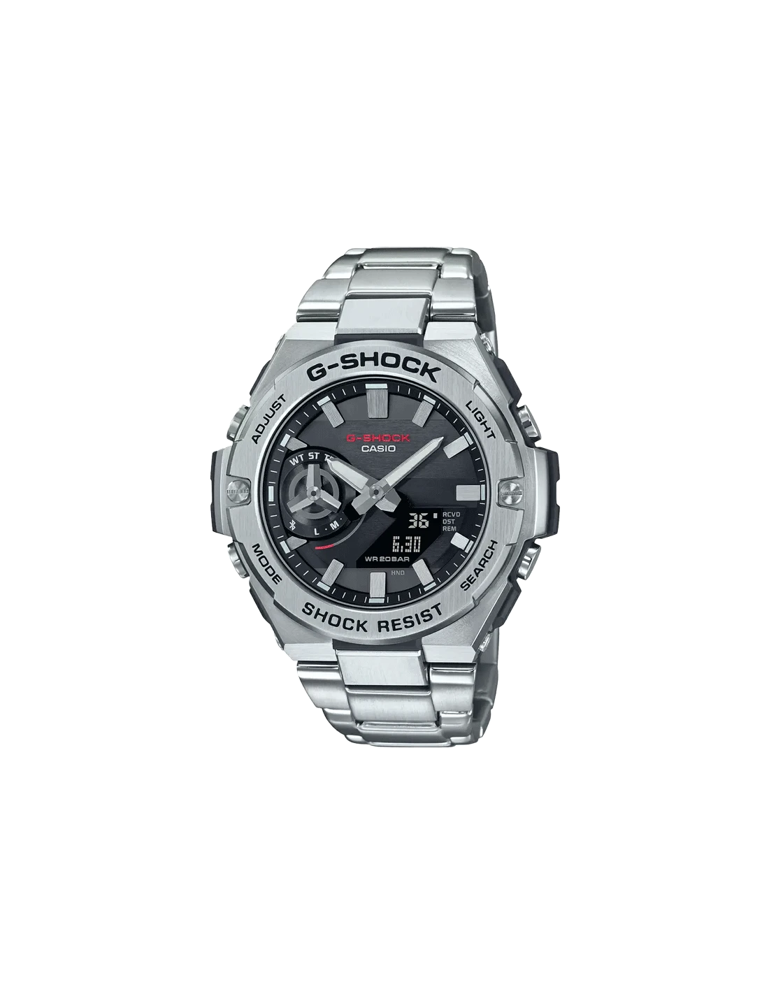 G-SHOCK GST-B500D-1ADR - G1235 Silver G-Steel Connect - Men's Watch - Kamal Watch Company