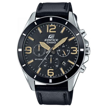 Casio Edifice Analog Black Dial Men's Watch - Kamal Watch Company