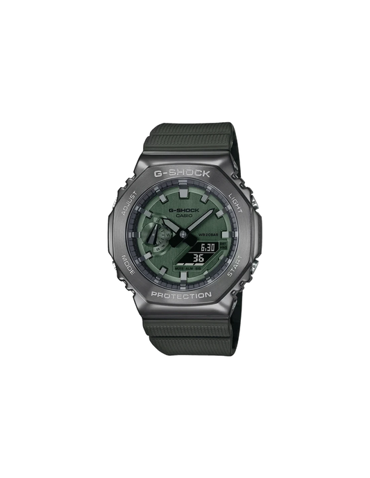 G-SHOCK GM-2100B-3ADR - G1160 Green Metal Covered - Men's Watch - Kamal Watch Company