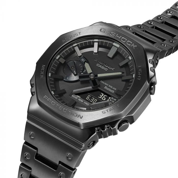 G shock best sale metal strap watch