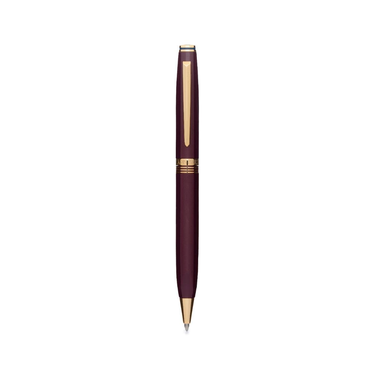 LAPIS BARD Gift Set Contemporary Ballpoint Pen – Bordeaux with Gold Trims WP32780