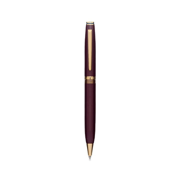 LAPIS BARD Gift Set Contemporary Ballpoint Pen – Bordeaux with Gold Trims WP32780 - Kamal Watch Company