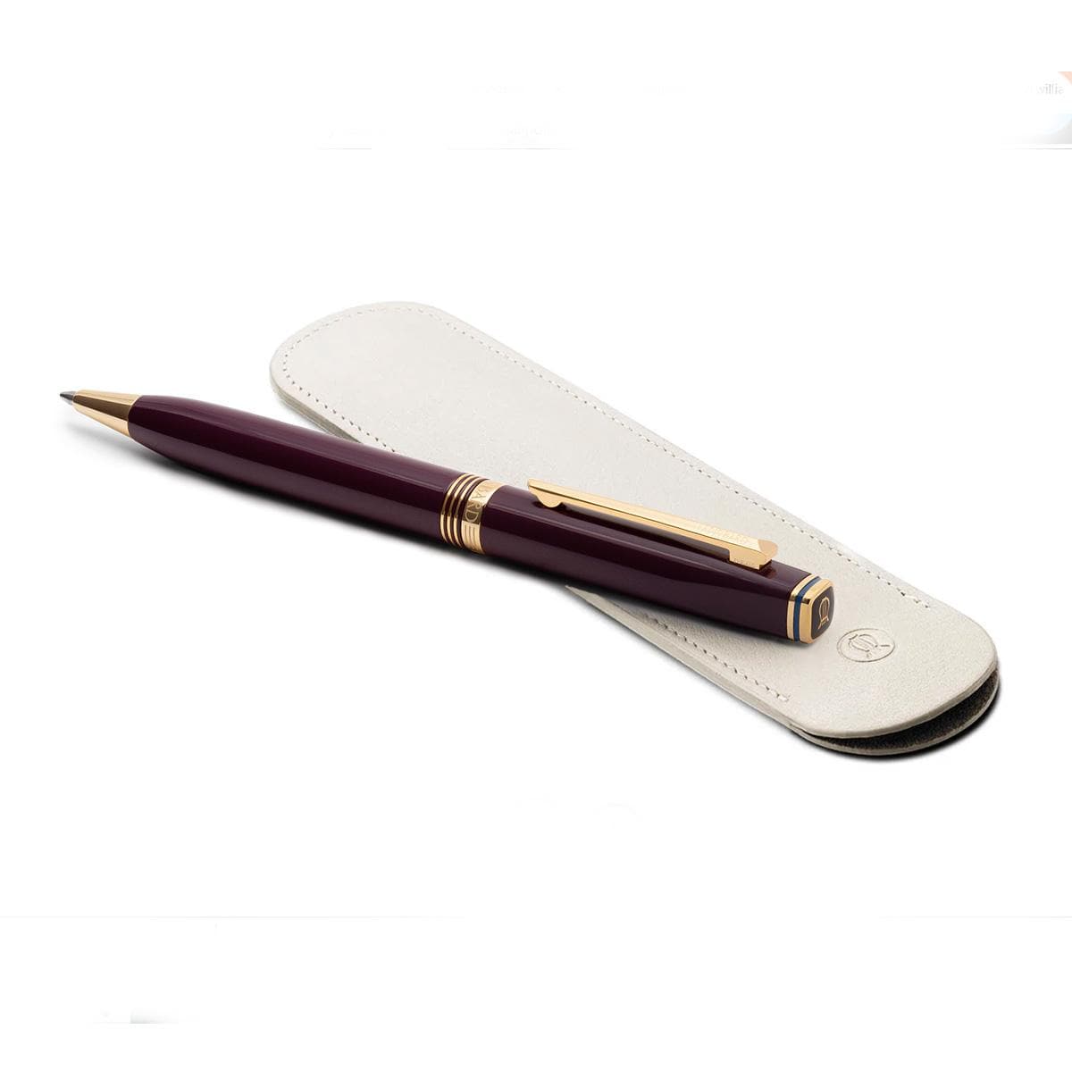 LAPIS BARD Gift Set Contemporary Ballpoint Pen – Bordeaux with Gold Trims WP32780 - Kamal Watch Company